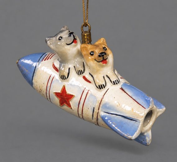 Ёлочная игрушка «Собака-космонавт»
